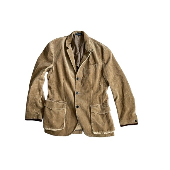 Vintage Polo Ralph Lauren Shooting Hunting Jacket Blazer Corduroy 42R - Picture 1 of 8